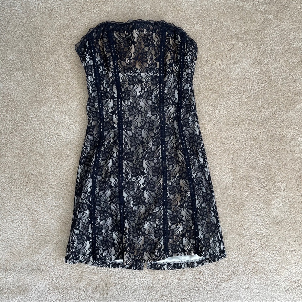 WET SEAL LACE CORSET DRESS